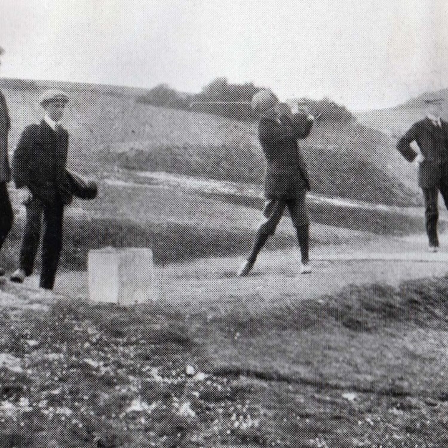#caption-334 The old 5th tee was from the top of Mount Carvey, the present 9th upper