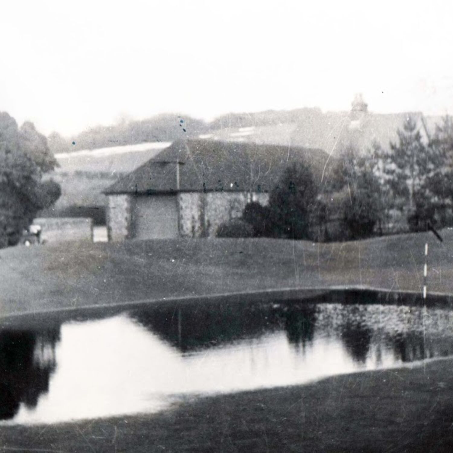 #caption-369 The 18th green under water.