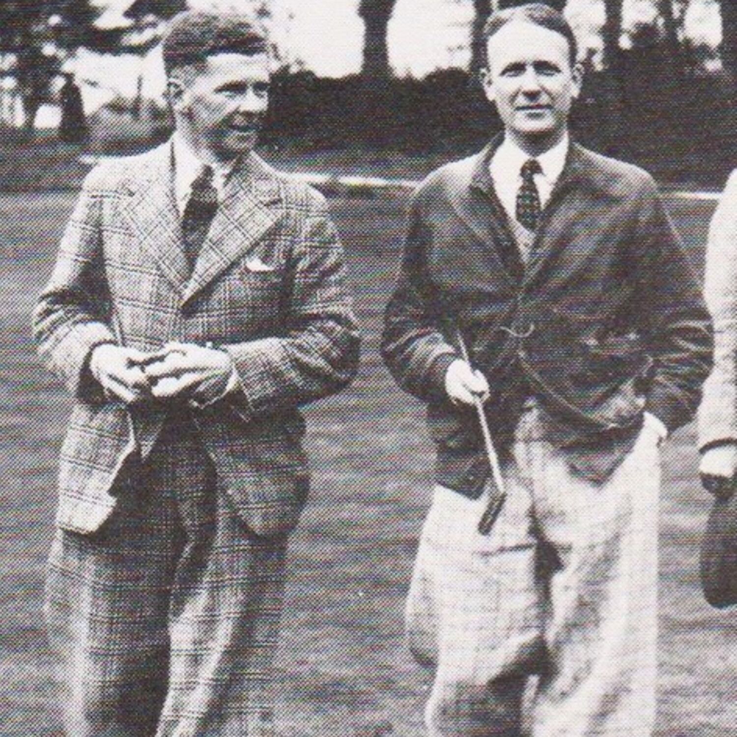 #caption-329 Harold Matthews, left, Club Captain in 1928-1929 played against J.L. Hough in the Captains Prize fin